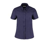 Kustom Kit femmes manches courtes taille sur mesure chemise kk701-corporate oxfo