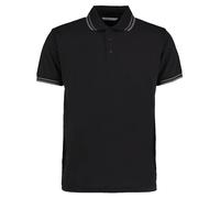 Kustom Kit hommes contraste col pointu polo kk409-short sleeve casual t-shirt