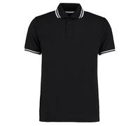 Kustom Kit hommes contraste col pointu polo kk409-short sleeve casual t-shirt