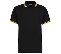Kustom Kit hommes contraste col pointu polo kk409-short sleeve casual t-shirt