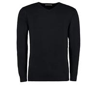 Kustom Kit Arundel - Pull à col en V - Homme (XS) (Noir) - UTBC1446 Noir