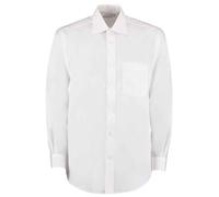 Kustom Kit Manches Longues Coupe Classique Coton Mélange Affaires avec Poche