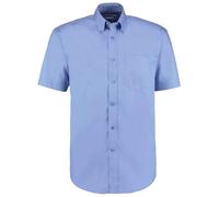 Kustom Kit Premium Manche Courte Facile Fer Coton Mélange Chemise Oxford