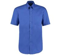 Kustom Kit Premium Manche Courte Facile Fer Coton Mélange Chemise Oxford