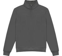 Kustom Kit - Sweat-shirt avec fermeture éclair courte pour homme BC5067 (XXL) (Gris foncé)