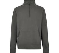 Kustom Kit - Sweatshirt avec fermeture éclair courte pour homme/femme unie RW10531 (S) (Gris foncé)