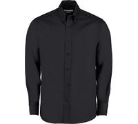 Kustom Kit Tailored Fit Chemise d'homme d'affaires, manches longues BC600 (col 41) (Noir)