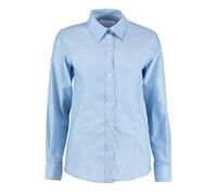 Kustom Kit Women's Workwear Oxford Shirt (Long Sleeve) Chemise, Bleu (Bleu Clair KK-LBL-), 44 Femme