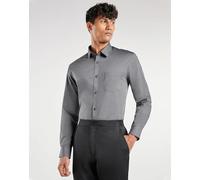 Kut for You Men's Slim Fit Long Sleeve Dress Shirt | Color: Grey | Size: XL | Material: Cotton | for Men & Boys | Lightweight | Button-Down Collar | Classic Fit