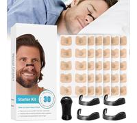 KutaKuta 60 Pièces Bande Nasale Magnétique, Aimant Anti Ronflement Magnetic Nasal Strip, Ecarteur Nasal Breathing Nasal Strip La Réduction du Ronflement Améliore la Qualité du Sommeil Bagages