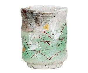 Kutani Yaki(ware) Japanese Yunomi Tea Cup Rabbit by Kutani