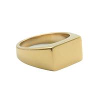 KUTCEK Bague carrée en acier titane pour homme - Design géométrique - Style vintage gothique - Style masculin, 12