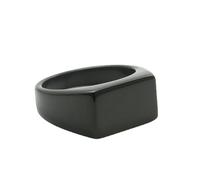 KUTCEK Bague carrée en acier titane pour homme - Design géométrique - Style vintage gothique - Style masculin, 8
