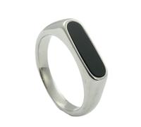 KUTCEK Bague gothique punk en acier titane pour femme vintage français coquillage bijoux unisexe tendance classique accessoire cadeau, 6