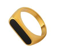 KUTCEK Bague gothique punk en acier titane pour femme vintage français coquillage bijoux unisexe tendance classique accessoire cadeau, 6