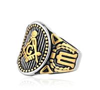 KUTCEK Bague gothique punk en acier titane tête de tigre cadeau pour homme - Noir Vintage Biker Unique Accessoire de bijoux, 11, Acier titane