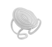 KUTCEK Bague réglable en acier titane à extrémité ouverte minimaliste empilable pour couple - Design moderne - Cadeau pour homme et femme, Acier titane