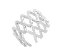 KUTCEK Bague réglable en acier titane à extrémité ouverte minimaliste empilable pour couple - Design moderne - Cadeau pour homme et femme, Acier titane
