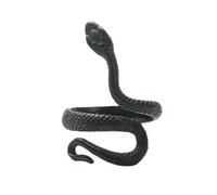 KUTCEK Bague serpent en acier titane de style punk vintage pour homme - Accessoire de mode à thème unique - Acier inoxydable, breloque rétro, 6