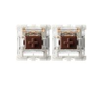 kutethy Gateron G Brown Pro Commutateurs linéaires SMD RGB 3 Broches pré-lubrifiés pour Clavier mécanique de Jeu (36 pièces, Marron)