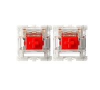 kutethy Gateron G Red Pro Commutateurs linéaires SMD RGB 3 Broches pré-lubrifiés pour Clavier mécanique de Jeu (108 pièces, Rouge)