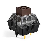 kutethy Kailh Box V2 Commutateurs Marron pour Clavier de Jeu mécanique, Plaque à 5 Broches montée/RVB/SMD étanche MX Interrupteur (36 pièces, Marron)