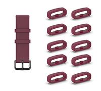 KUTEWEU 10 Pcs Boucles De Bracelet De Montre De Rechange En Caoutchouc, Support Et Boucle De Retenue, Anneaux De Fixation Pour Montre Intelligente