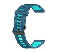 KUTEWEU 20mm Silicone Bracelet pour Polar Ignite/Polar Unite,Bracelets de Montre,Bande Sport Remplacement Sangle pour Garmin Venu/Venu SQ/Forerunner 245/645/Ticwatch 2/ Pebble 2 (c8)