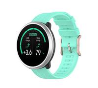 KUTEWEU 20MM Silicone Bracelet pour Polar Ignite/Polar Unite,Bracelets de Montre,Bande Sport Remplacement Sangle pour G Armin Venu/Venu SQ/Forerunner 245/645/Pebble 2 (Vert)