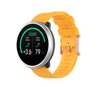 KUTEWEU 20MM Silicone Bracelet pour Polar Ignite/Polar Unite,Bracelets de Montre,Bande Sport Remplacement Sangle pour G armin Venu/Venu SQ/Forerunner 245/645/Pebble 2 (jaune)