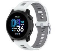 KUTEWEU 22mm Boucle en alliage de zinc Bracelet pour Realme Watch 5/Coros Pace 4, Sport Silicone de Montres en Réglable de Remplacement Strap pour Xiaomi Watch 5 Smartwatch Accessoires (Blanc Gris)