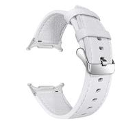 KUTEWEU Bracelet Compatible avec Galaxy Watch8 40mm 44mm Montres, Cuir Bracelets de Remplacement Bracelet Messieurs Dames Business Strap pour Galaxy Watch8 Classic 46mm Watch Accessoires (Blanc)