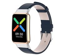 KUTEWEU Bracelet compatible avec Oppo Watch Free, Libération Rapide Bracelet Bracelet PU Cuir Bracelet Bracelet Bracelet Montre pour Oppo Watch Free Smartwatch Accessoires - Hommes & Femmes (Bleu)