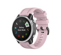 KUTEWEU Bracelet pour Garmin Fenix 7S/Fenix 7S Pro/Epix Pro 42mm, 20mm Bracelet de Sport Silicone pour Fenix 7S Solar/Fenix 7S Sapphire Solar/Fenix 5S/Fenix 6S/Fenix 6S Pro/Fenix 5S Plus (Rose)