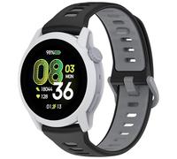 KUTEWEU Bracelet pour Realme Watch 5/Coros Pace4 Sport Watch, 22mm Silicone de Montres en Réglable de Remplacement Strap pour Xiaomi Watch5/Galaxy Watch3 45mm Smartwatch Accessoires (Noir Gris)