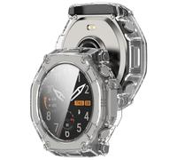 KUTEWEU Coque Compatible avec Amazfit T-Rex Ultra 2 Montres, Silicone Étui de Protection en Anti Rayures Remplacement Ecran Coque pour Amazfit T-Rex Ultra 2 Smartwatch Accessoires (2 Pièces Clear)
