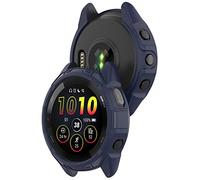 KUTEWEU Coque Compatible avec Garmin Forerunner 265 Case, Étui de Protection en TPU Silicone Remplacement pour Étui de Protection Antichoc et Incassable pour Garmin Forerunner 265 (2 Pièces Bleu)