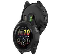 KUTEWEU Coque Compatible avec Garmin Forerunner 265s Case, Étui de Protection en TPU Silicone Remplacement pour Étui de Protection Antichoc et Incassable pour Garmin Forerunner 265s (2 Pièces Noir)
