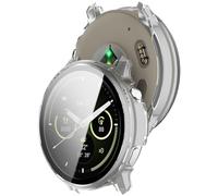 KUTEWEU Coque Compatible avec Venu 4 41mm 45mm Montres, Silicone de Remplacement Étui de Protection en Ultra Fin Ecran Anti Rayures Ecran Coque pour Venu4 Smartwatch Accessoires (2 Pièces Clear, 45mm)