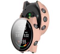 KUTEWEU Coque pour Garmin Forerunner 570, Silicone de Remplacement Étui de Protection en Ultra Fin Ecran Anti Rayures Ecran Coque pour Forerunner 570 Smartwatch Accessoires (2 Pièces Rose, 42mm)
