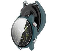 KUTEWEU Coque pour Honor Watch5 Pro Montres, Silicone de Remplacement Étui de Protection en Ultra Fin Ecran Anti Rayures Ecran Coque pour Honor Watch5 Pro Smartwatch Accessoires (2 Pièces Vertes)