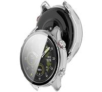 KUTEWEU Coque pour Honor Watch5 Pro Montres, Silicone de Remplacement Étui de Protection en Ultra Fin Ecran Anti Rayures Ecran Coque pour Honor Watch5 Pro Smartwatch Accessoires (2 Pièces Clear)