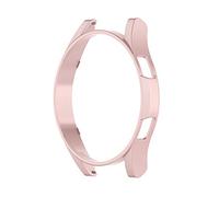 KUTEWEU Coque pour Samsung Galaxy Watch FE 40mm, 2 Pièces Étui de Protection Étui en PC Ultra Fin en Silicone Souple, Protection Ecran Anti-Rayures Ecran Coque pour Galaxy Watch FE 40mm (Or Rose)