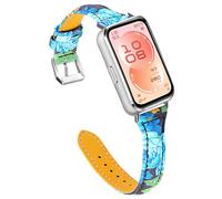 KUTEWEU Cuir Bracelet Compatible avec Huawei Band 11 Pro Montres, Bracelets de Remplacement Band Messieurs Dames Business Strap pour Huawei Band 11 Smartwatch Accessoires (Multicolore-J)