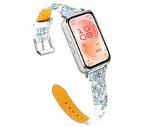 KUTEWEU Cuir Bracelet Compatible avec Huawei Band 11 Pro Montres, Bracelets de Remplacement Band Messieurs Dames Business Strap pour Huawei Band 11 Smartwatch Accessoires (Multicolore-E)