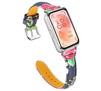 KUTEWEU Cuir Bracelet Compatible avec Huawei Band 11 Pro Montres, Bracelets de Remplacement Band Messieurs Dames Business Strap pour Huawei Band 11 Smartwatch Accessoires (Multicolore-A)