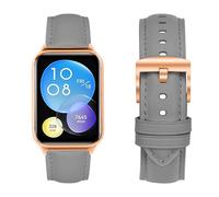 KUTEWEU Cuir Bracelet pour Redmi Watch 6/5/4 Montres, Or Rose Boucle Bracelets de Remplacement Band Messieurs Dames Business Strap pour Xiaomi Band 8 Pro/Xiaomi Band 9 Pro Watch Accessoires (Gris)