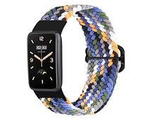KUTEWEU Mesdames et Messieurs Bracelet Compatible avec Xiaomi Mi Band 7 Pro Bracelets, Nylon Bracelets de Remplacement, Souple Réglable Sport Bracelet pour Xiaomi Mi Band 7 Pro (Cowboy)