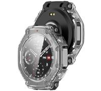 KUTEWEU Silicone Coque Compatible avec T-Rex3 Montres, Silicone de Remplacement Étui de Protection en Ultra Fin Ecran Anti Rayures Ecran Coque pour T-Rex3 Smartwatch Accessoires (2 Pièces Clear)