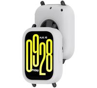 KUTEWEU Silicone Coque pour Redmi Watch5 Active, Couverture Étui de Protection D'écran, Antichoc Anti Rayures Protecteur Bumper pour Redmi Watch 5 Active Smartwatch Accessoires (2 Pièces Grises)